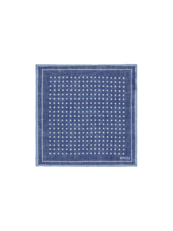 Boggi Milano Boggi Milano Кърпичка за сако  морскосиньо / светлосиньо / кафяво