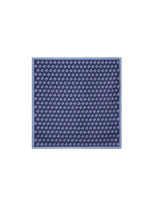 Boggi Milano Boggi Milano Кърпичка за сако  нейви синьо / светлосиньо