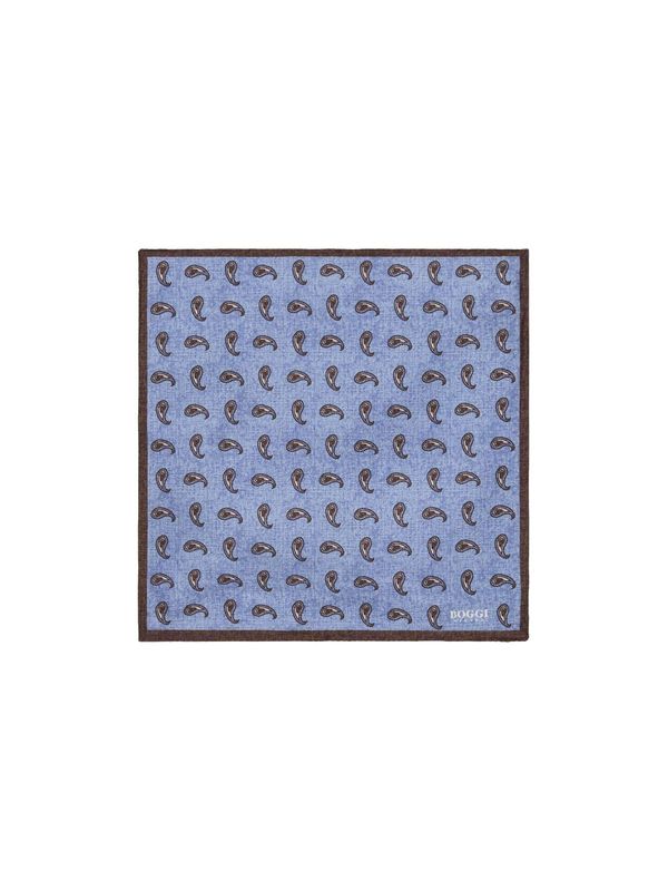 Boggi Milano Boggi Milano Кърпичка за сако  светлосиньо / мока
