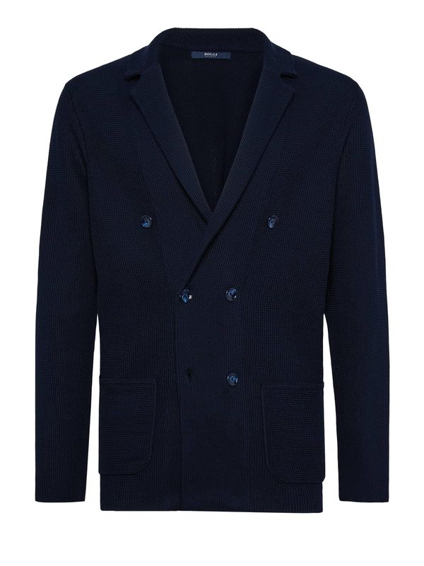 Boggi Milano Boggi Milano Плетена жилетка  нейви синьо