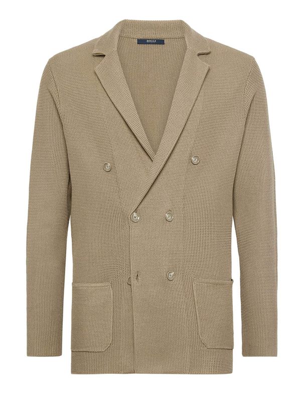 Boggi Milano Boggi Milano Плетена жилетка  тъмнобежово