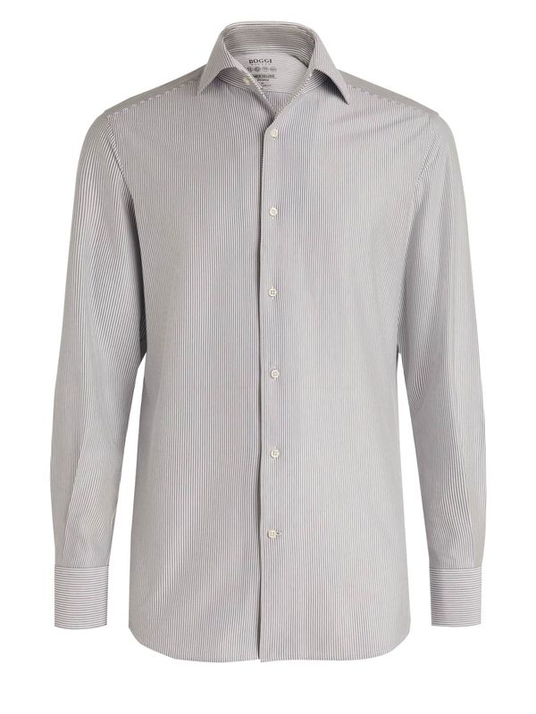 Boggi Milano Boggi Milano Риза  нейви синьо / бяло