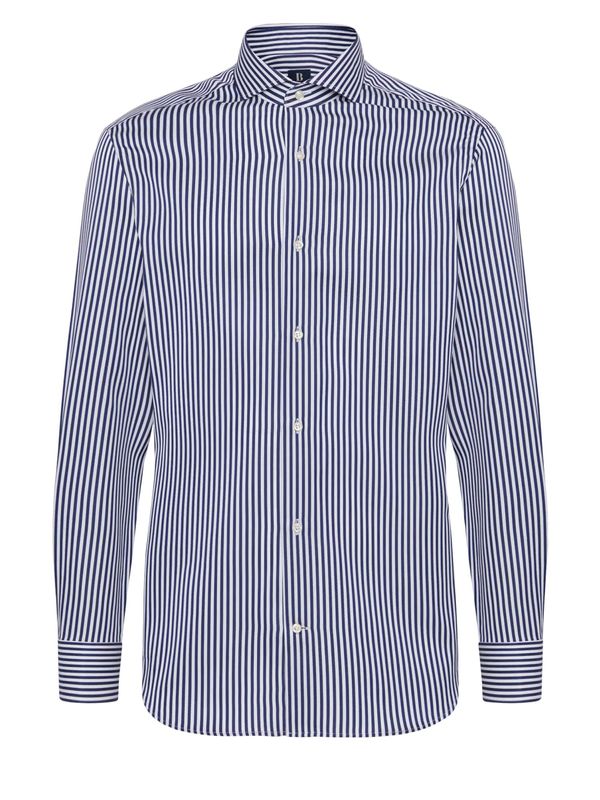 Boggi Milano Boggi Milano Риза  нейви синьо / бяло