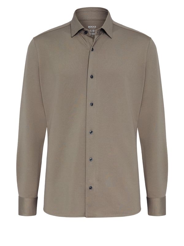 Boggi Milano Boggi Milano Риза  сиво-кафяво