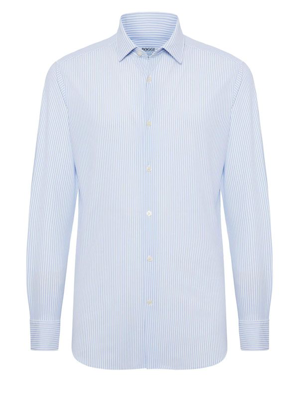 Boggi Milano Boggi Milano Риза  светлосиньо / бяло