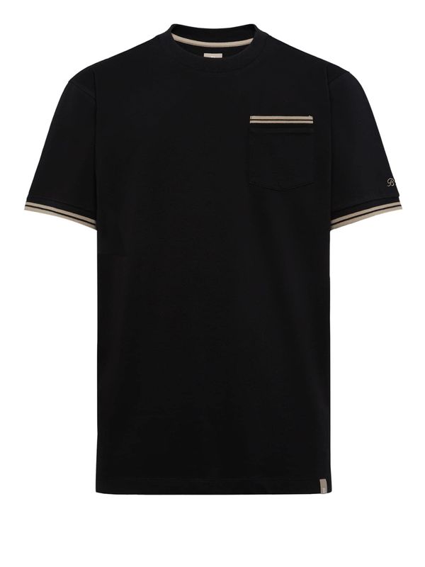 Boggi Milano Boggi Milano Тениска  бежово / черно