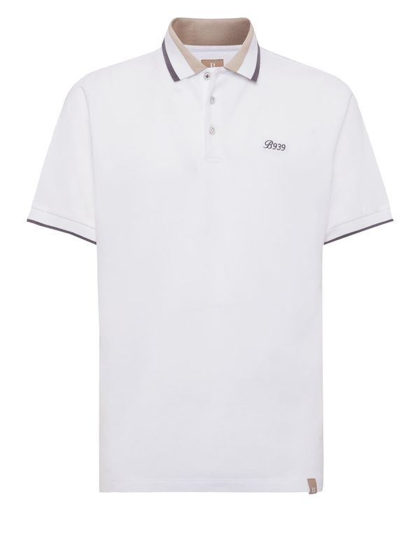 Boggi Milano Boggi Milano Тениска  бежово / сиво / бяло