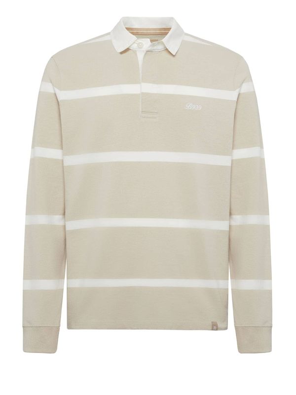 Boggi Milano Boggi Milano Тениска  цвят "пясък" / бяло