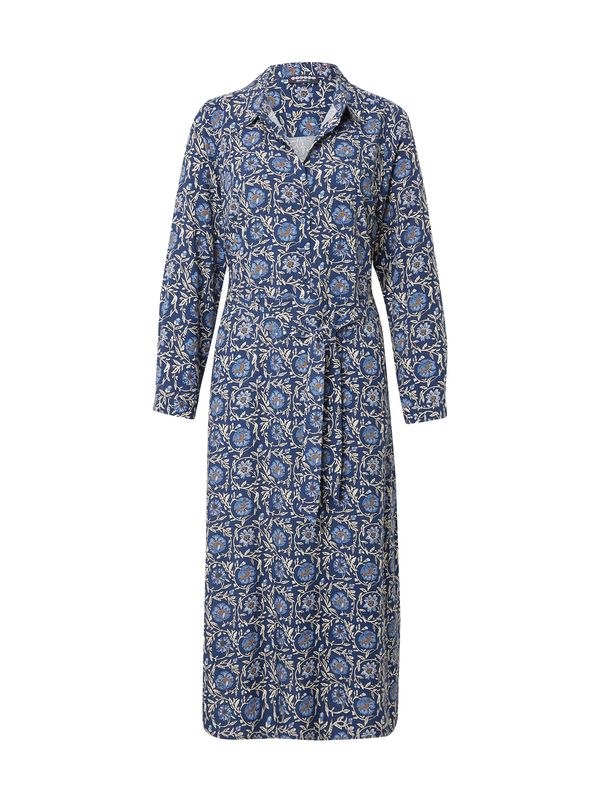 BONOBO BONOBO Рокля тип риза 'PRITIROLF'  синьо / светлосиньо / бяло