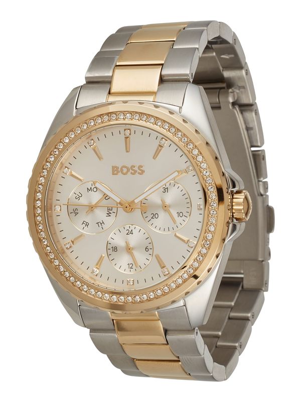 BOSS Black BOSS Black Аналогов часовник 'Atea'  злато / сребърно