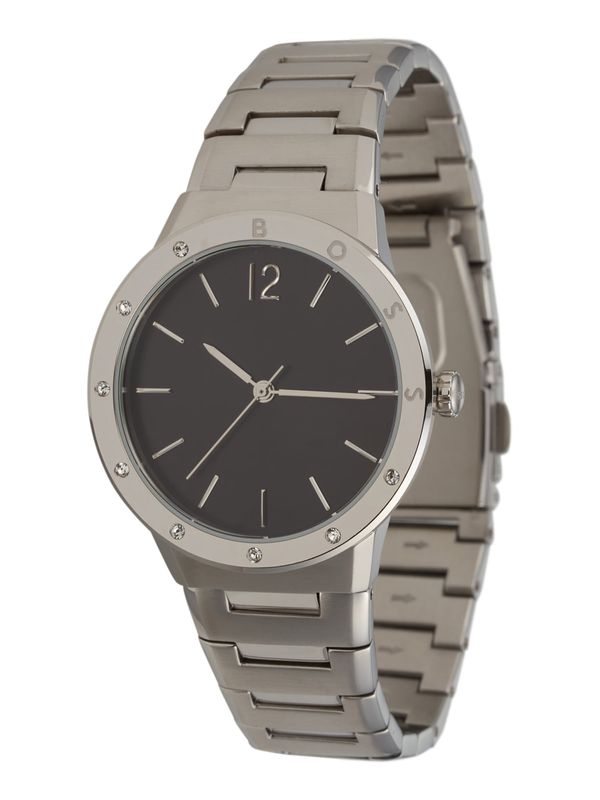 BOSS Black BOSS Black Аналогов часовник 'BREATH'  черно / сребърно