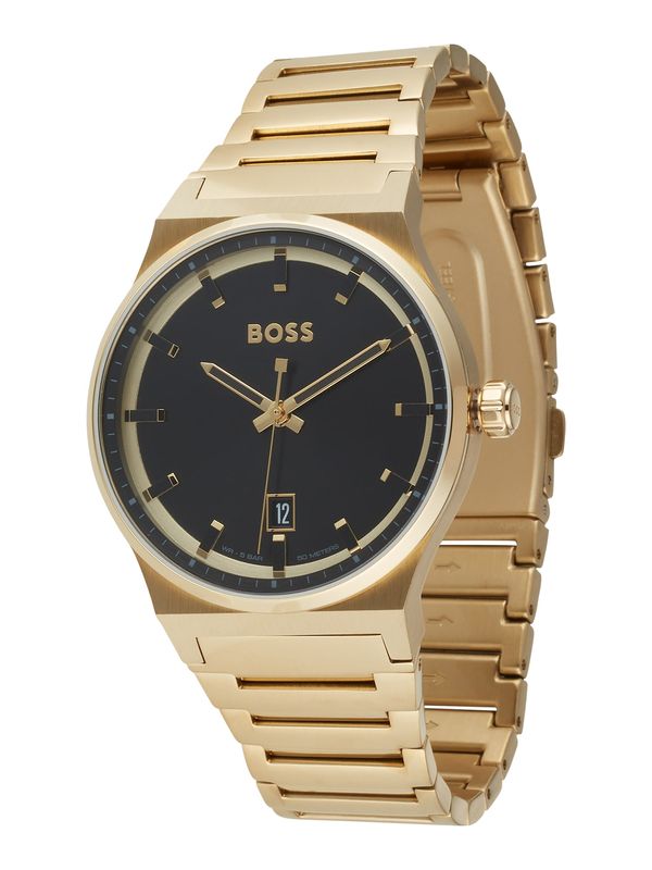 BOSS Black BOSS Black Аналогов часовник 'CANDOR'  злато / черно