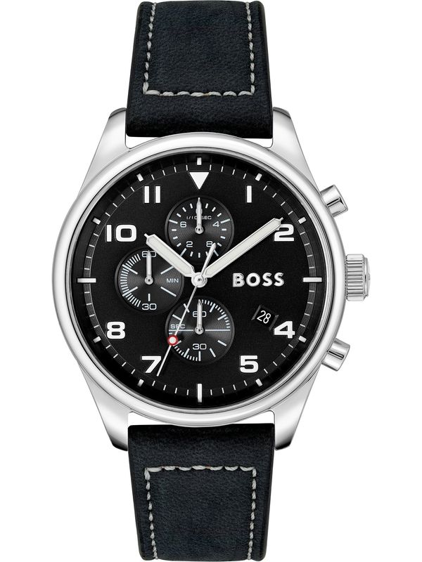 BOSS Black BOSS Black Аналогов часовник  черно / бяло