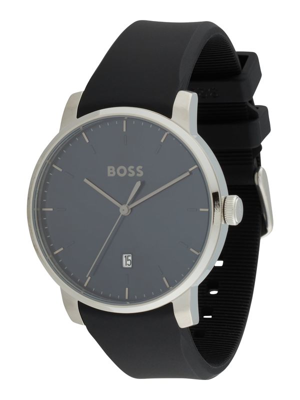 BOSS Black BOSS Black Аналогов часовник 'DEAN'  черно / сребърно