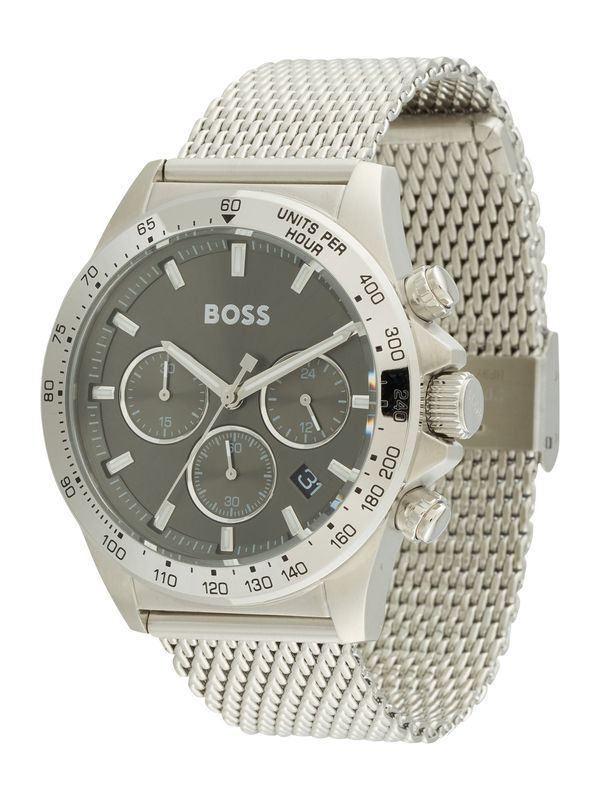 BOSS Black BOSS Black Аналогов часовник 'HERO'  тъмнозелено / черно / сребърно