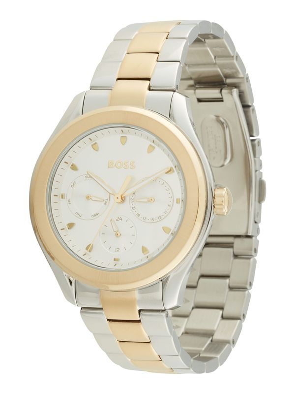 BOSS Black BOSS Black Аналогов часовник 'LIDA'  злато / сребърно / бяло
