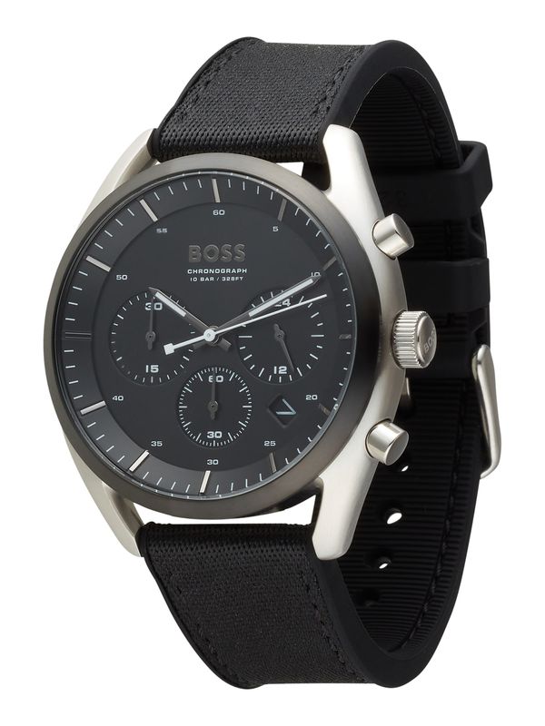 BOSS Black BOSS Black Аналогов часовник 'TOP'  черно / сребърно