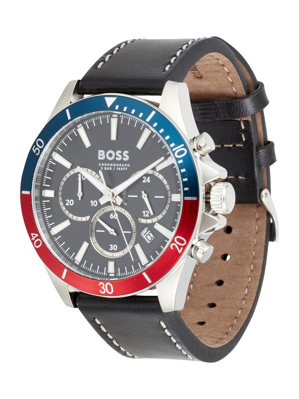 BOSS Black BOSS Black Аналогов часовник 'TROPER'  синьо / червено / черно / бяло