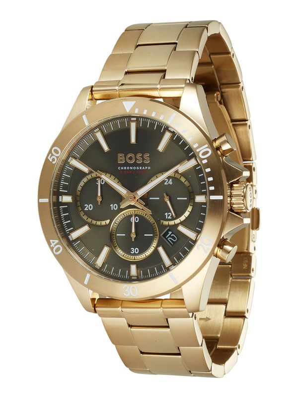 BOSS Black BOSS Black Аналогов часовник  злато / маслина