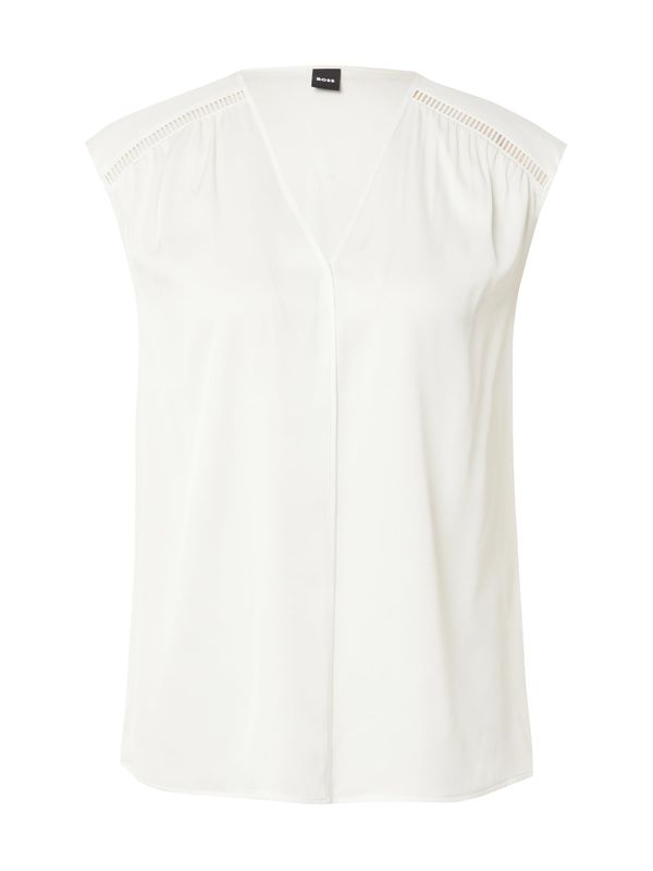 BOSS Black BOSS Black Блуза 'Binadi'  бяло