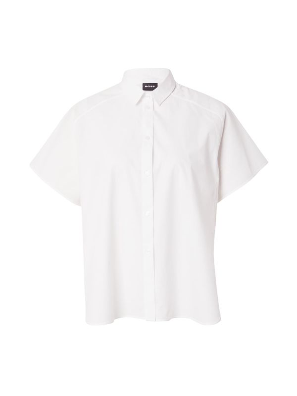 BOSS Black BOSS Black Блуза 'Bixina'  бяло