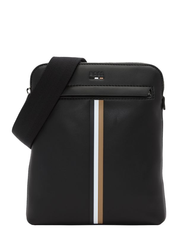 BOSS Black BOSS Black Чанта за през рамо тип преметка 'Ray'  брокат / черно / бяло