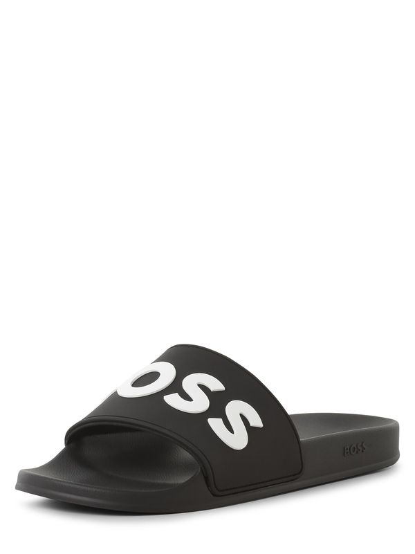 BOSS Black BOSS Black Чехли за плаж/баня 'Kirk'  черно / бяло