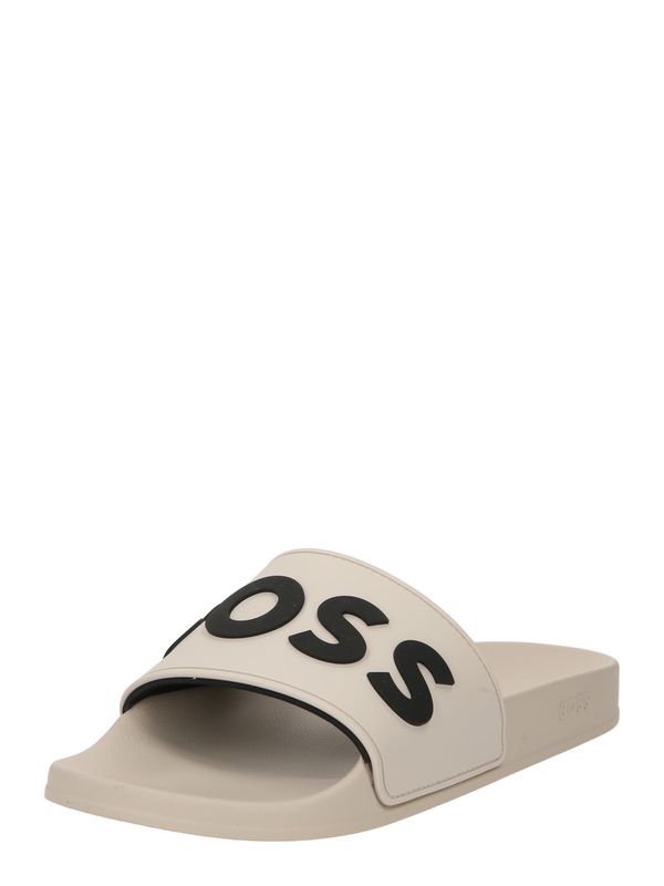 BOSS Black BOSS Black Чехли за плаж/баня 'Kirk'  черно / мръсно бяло