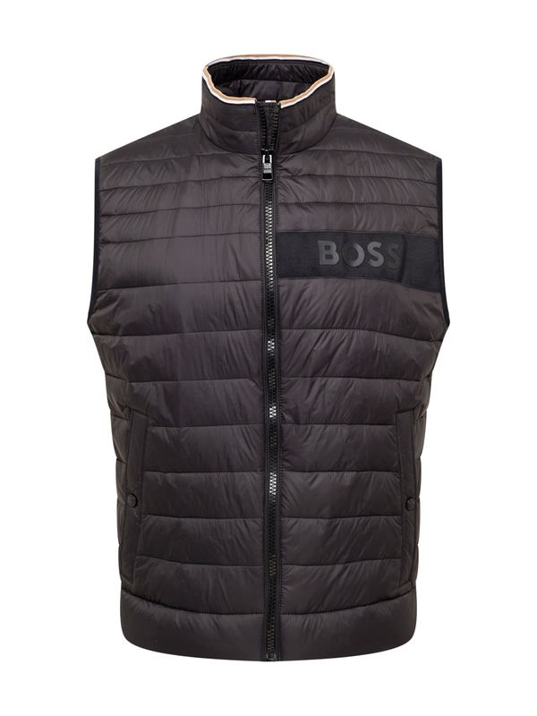 BOSS Black BOSS Black Елек 'Darolan'  светлокафяво / черно / бяло