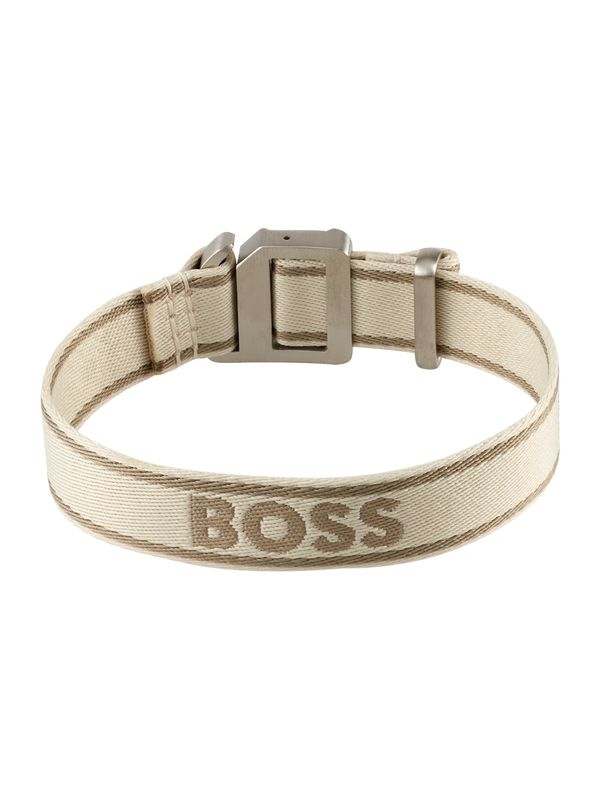 BOSS Black BOSS Black Гривна 'Colin'  бежово / тъмнобежово