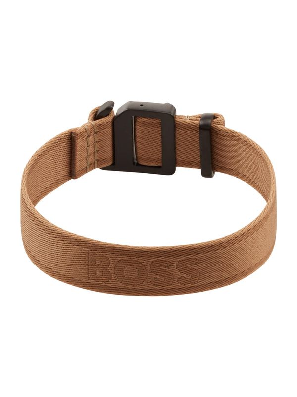 BOSS Black BOSS Black Гривна 'Colin'  светлокафяво / черно