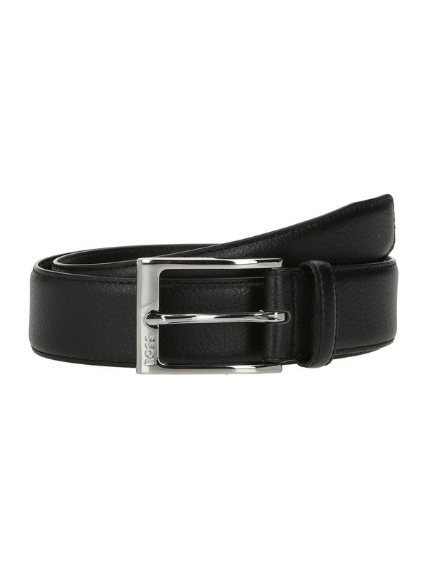 BOSS Black BOSS Black Колан 'Evan'  черно / сребърно