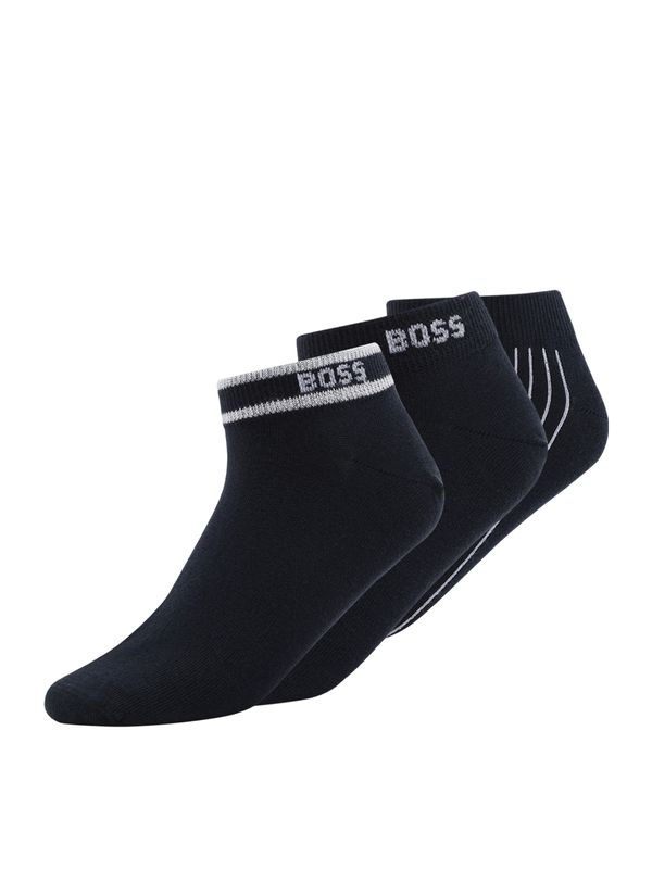 BOSS Black BOSS Black Къси чорапи  морскосиньо / бяло