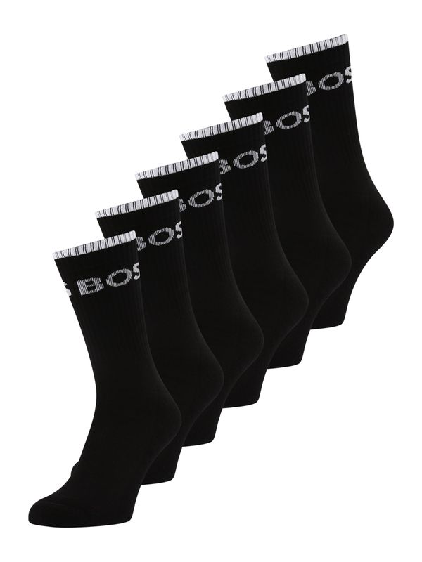 BOSS Black BOSS Black Къси чорапи  сиво / черно / бяло