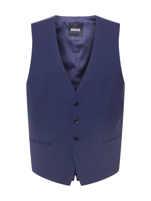BOSS Black BOSS Black Мъжка елек за костюм 'Huge'  нейви синьо