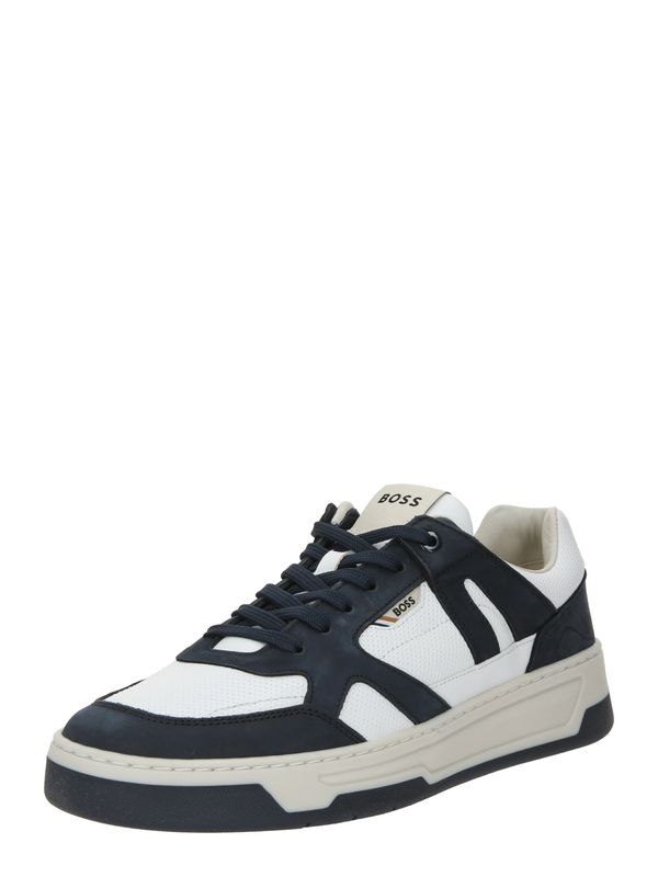 BOSS Black BOSS Black Ниски маратонки 'Baltimore'  бежово / тъмносиньо / бяло