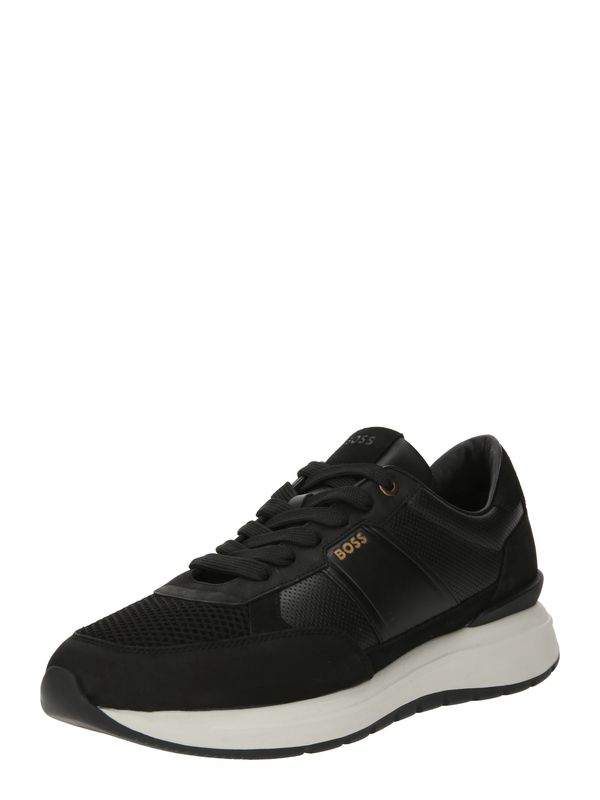 BOSS Black BOSS Black Ниски маратонки 'Jace_Runn_lmme'  черно