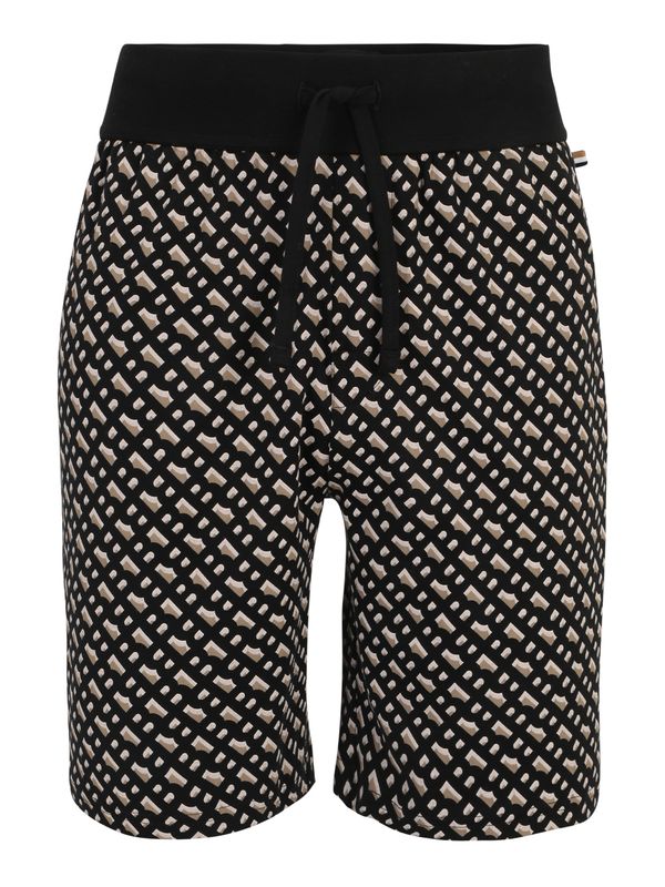 BOSS Black BOSS Black Панталон пижама  бежово / черно