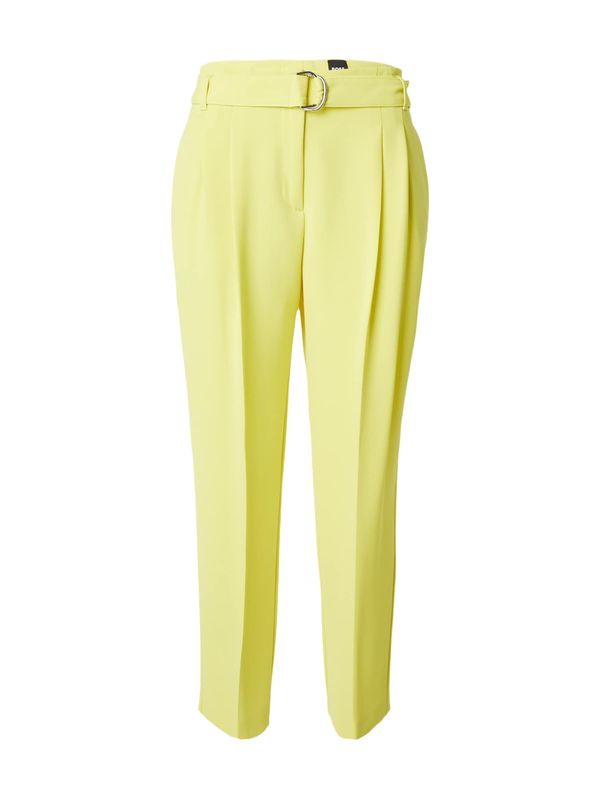 BOSS Black BOSS Black Панталон с набор 'Tapiah'  светложълто