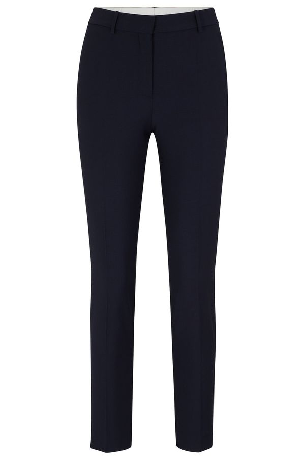 BOSS Black BOSS Black Панталон с ръб 'TILUNAH'  нейви синьо