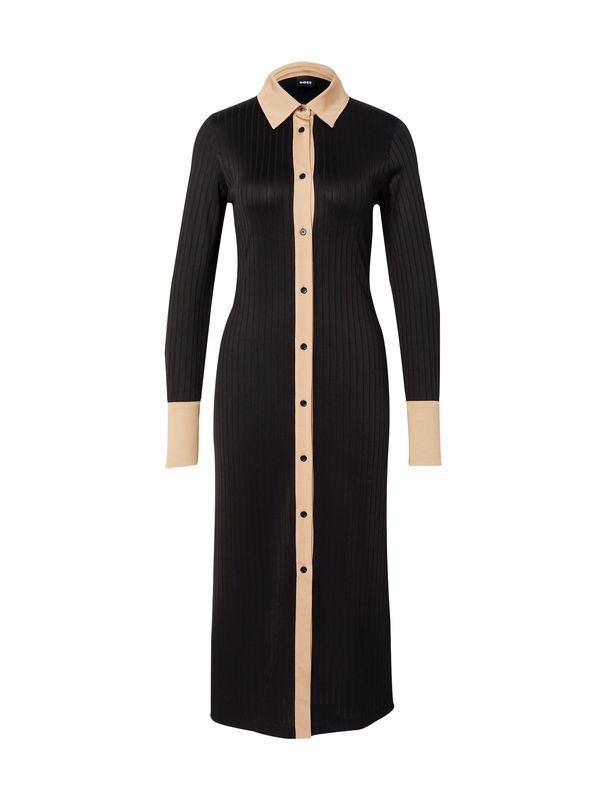 BOSS Black BOSS Black Плетена рокля 'Elanta'  бежово / черно