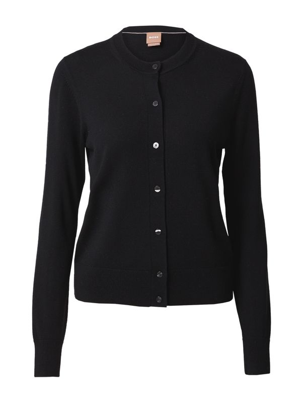 BOSS Black BOSS Black Плетена жилетка 'Fadenasi'  черно