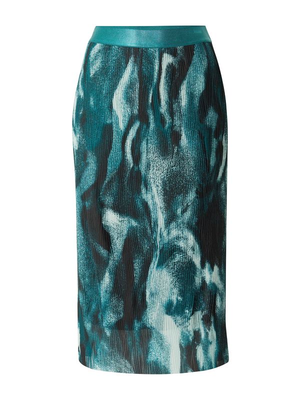 BOSS Black BOSS Black Пола 'Evibelle'  светлосиньо / петрол / черно