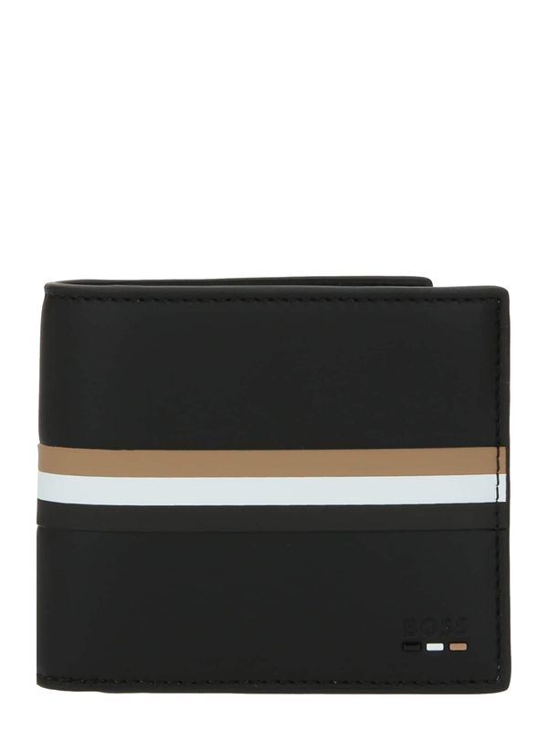 BOSS Black BOSS Black Портмоне 'Ray'  тъмнобежово / черно / бяло