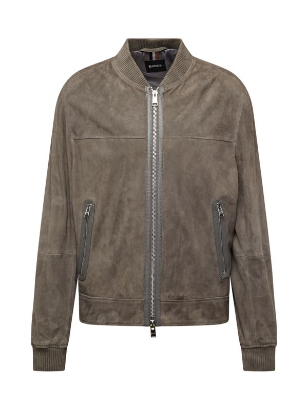 BOSS Black BOSS Black Преходно яке 'Malbano 3'  сиво / сиво-кафяво