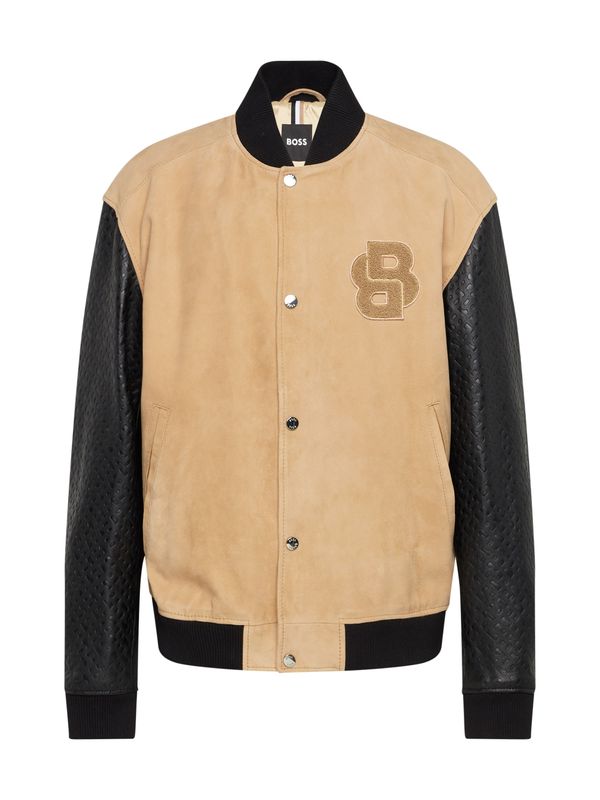 BOSS Black BOSS Black Преходно яке 'Moniro'  цвят "пясък" / черно