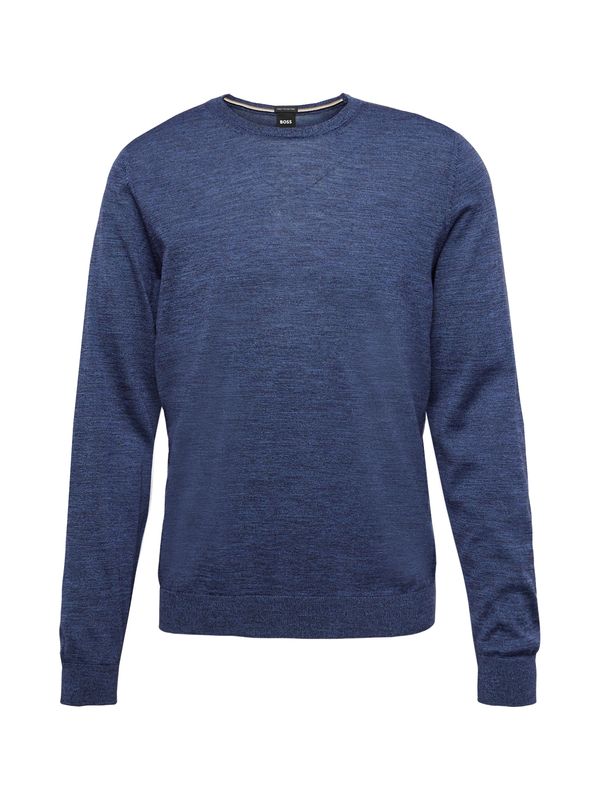 BOSS Black BOSS Black Пуловер 'Leno'  синьо меланж