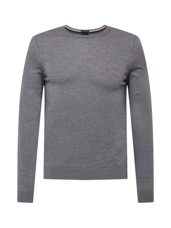 BOSS Black BOSS Black Пуловер 'Leno'  сив меланж