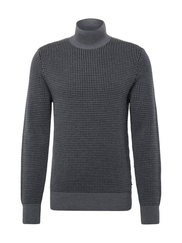 BOSS Black BOSS Black Пуловер 'Maurelio'  тъмносиво