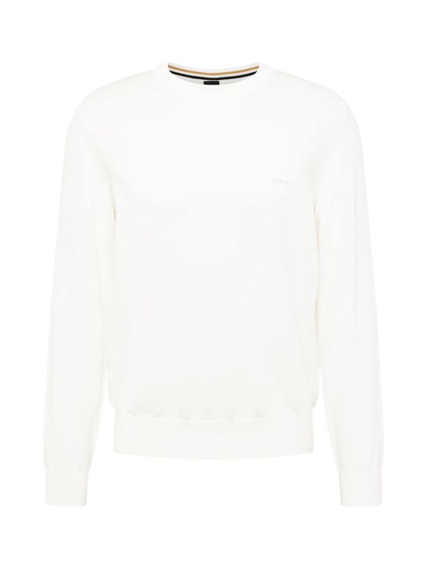 BOSS Black BOSS Black Пуловер 'Pacas-L'  бяло